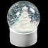 Фигурка декоративная Шар водяной со снегом Елка, 6.6х6.5х8 см, белая, Y4-4235 - фото 2