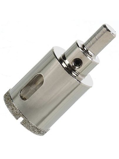 Коронка алмазная, по керамограниту и керамике, Rennbohr, Alpha, диаметр 32 мм, с центрирующим сверлом, 676232