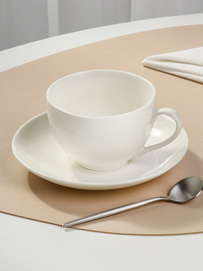 Чайная пара керамика, 2 предмета, на 1 персону, 250 мл, Daniks, Грейс