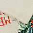 Наволочка декоративная Новогодний веночек, под лен, 100% полиэстер, 43 х 43 см, Y9-124 - фото 2