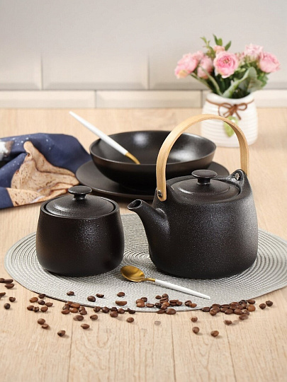 Чайник заварочный керамика, 0.975 л, Daniks, Крафт, A23690Y101