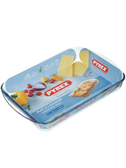 Форма для запекания стекло, 28х40х6 см, 3.7 л, прямоугольная, Pyrex, Smart cooking, 239B000/5046