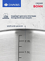Кастрюля нержавеющая сталь, 2.5 л, крышка стекло, Daniks, Бонн, GS-01319-18CA, индукция - фото 6