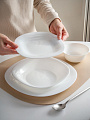 Сервиз столовый стеклокерамика, 16 предметов, на 4 персоны, Luminarc, Carine White, X1383 - фото 6
