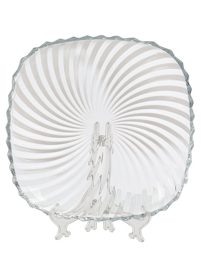 Блюдо стекло, 24 см, SANTA, Kaveh, SW1157GCL