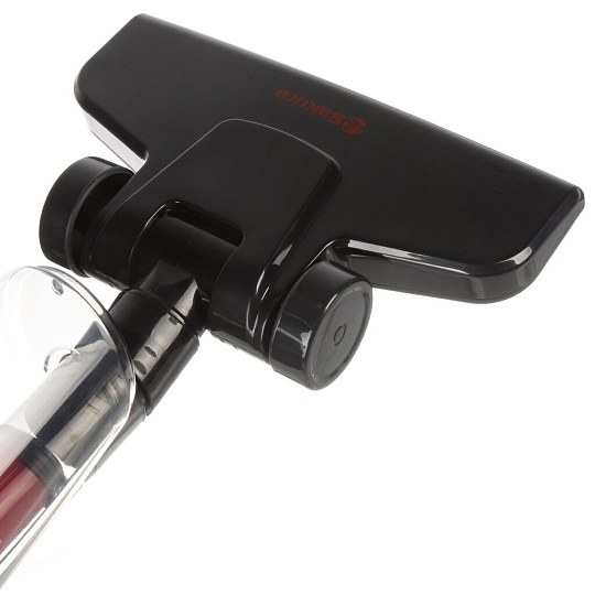 Пылесос вертикальный, Sakura, SA-8318BR, 800 Вт, с контейнером, 1.2 л, сухая уборка, черно-красный