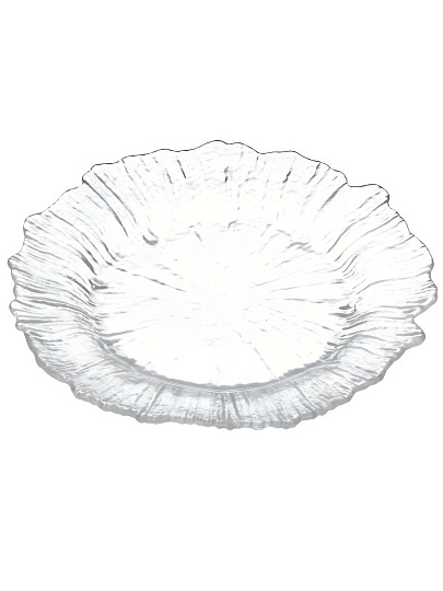 Блюдо стекло, круглое, 21 см, Лед, Y4-8752