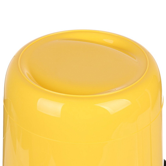 Ведро пластик, 7 л, с крышкой, желтое, хозяйственное, Spin&amp;Clean, Fun Summer, SC111010613