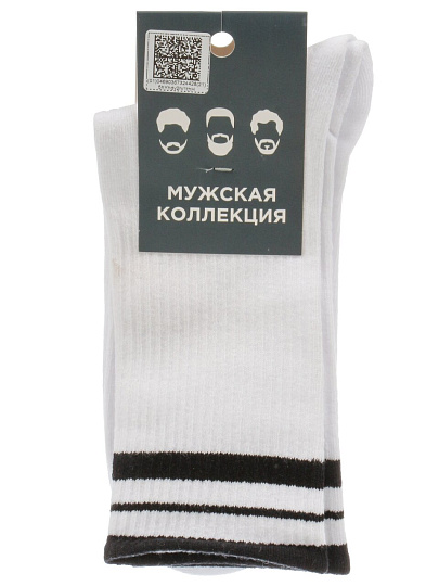 Носки для мужчин, хлопок, белые, р. 29, С 1350