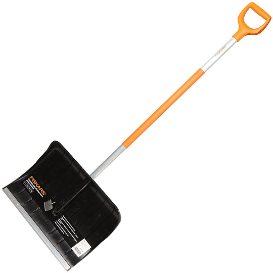 Движок пластик, с алюминиевой планкой, 400х535х1500 мм, черенок алюминиевый, Fiskars, SolidTM SnowXpert, 1026791