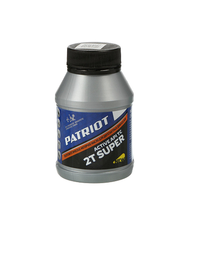 Масло машинное полусинтетическое, Patriot, Super Active 2T, 0.1 л, 850030634