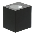 Светильник фасадный General Lighting Systems, GWL-MR16-GU10-S-IP65, накладной, 25 Вт, металл, 8х8 см, 1 лампа, IP65, квадратный, черный