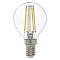Лампа светодиодная E14, 15 Вт, 170-260 В, шар, 6500 К, General Lighting Systems, Филамент, прозрачное стекло, 661430