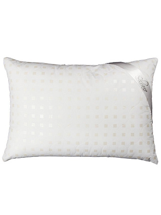 Подушка 50 х 70 см, Лебяжий искусственный пух, тик, эвкалиптовое волокно, на молнии, Silvano