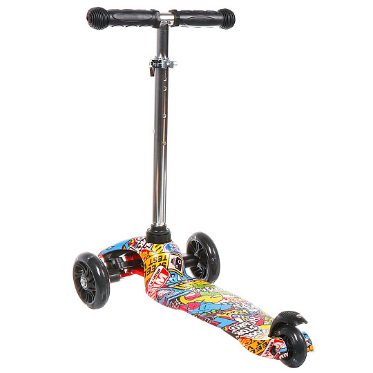 Самокат трехколесный, детский, складной, 80 кг, металл, пластик, T2022-510F