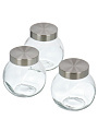 Банка для сып продуктов, стекло, 3 шт, 0.2 л, с крыш, Y4-11681 - фото 4