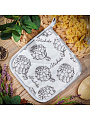 Прихватка 20х20 см, рогожка, 100% хлопок, Радушная хозяйка, Артишоки, 2176