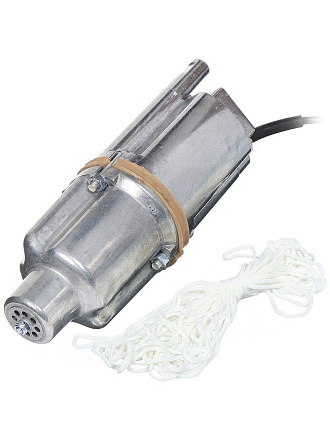 Насос вибрационный, Ручеек, нижний забор, 25 м, 225 Вт, глубина погружения 3 м, максимальный напор 60 м, 1.5 м³/ч, термозащита, медь, Ручеек-1М