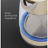 Чайник электрический Polaris, PWK 1760CGL, шампань, 1.7 л, 2150 Вт, скрытый нагревательный элемент, стекло - фото 5