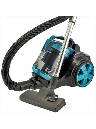 Пылесос Delta Lux, DL-0852, 2200 Вт, с контейнером, 4 л, сухая уборка, циклон, черный с бирюзовым