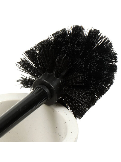 Ерш для туалета Геометрия, напольный, 10x13/39.5 см, керамика, белый, CE2571AA-TOH