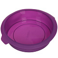 Форма для запекания силикон, 25.5х25.5х6.5 см, круглая, фиолетовая, Y3-1326 - фото 3
