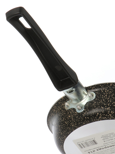 Сковорода алюминий, 14 см, антипригарное покрытие, Vari, HouseLoft, черный гранит, HL17114