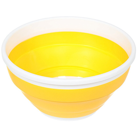 Миска пластик, круглая, 17.7 см, 1.4 л, Compact, Berossi, ИК22334000, желтая