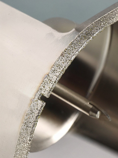 Коронка алмазная, по керамограниту и керамике, Rennbohr, диаметр 100 мм, с центрирующим сверлом, 676200