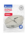 Форма для выпечки керамика, 28.2х18.7х5.2 см, 1.2 л, овальная, Daniks, Бежевый гранит, Y4-8737