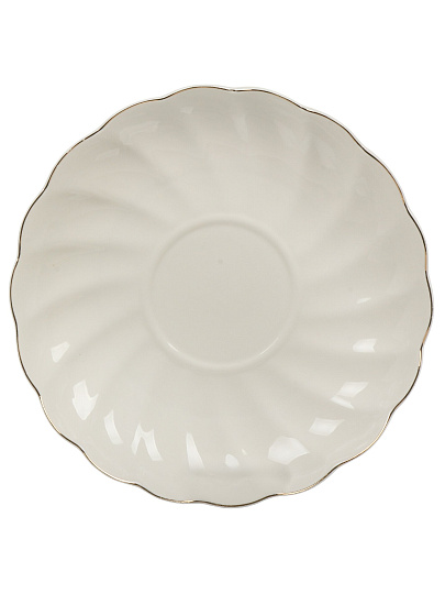 Ваза для фруктов, фарфор, на ножке, 25.4 см, Bonjart, Золотая линия, ТМ Глория, 202482