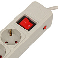 Сетевой фильтр 5 гнезд, 5 м, ПВС, 3х1 мм², с заземлением, 16 А, +2USB +TYPE C, 3.5 кВт, серый, Jett, 171-505 - фото 2