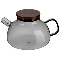 Чайник заварочный стекло, 1 л, с ситечком, с деревянной крышкой, Leonord, Aroma di Fiore, 910146 - фото 3