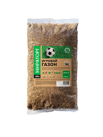 Семена Газон, Игровой газон, 800 г, пакет, Мираторг