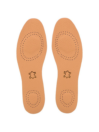 Стельки Pregrada, универсальные, всесезонные, кожа, плоские, размер 41-45, GL-012