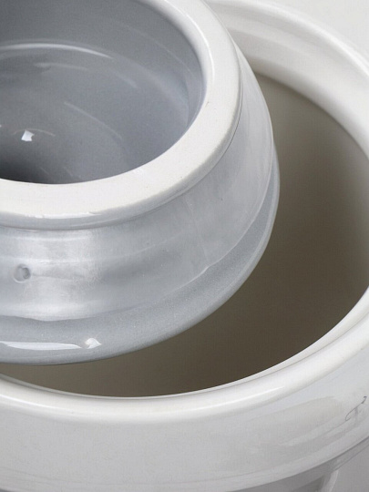 Банка для сыпучих продуктов, доломит, 0.55 л, с крышкой, Daniks, Прованс