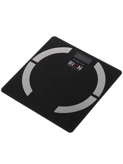 Весы напольные электронные, Rion, Baobo-3B, стекло, до 180 кг, Bluetooth, LCD-дисплей, черные