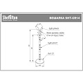 Вешалка напольная Sheffilton SHT-CR14 металл с текстурой под &amp;quot;под дерево&amp;quot; - фото 8