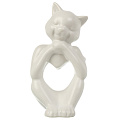 Фигурка декоративная керамика, Кошечка, 6.5х6.5х13.5 см, Y4-9107 - фото 3