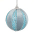 Елочный шар голубой, 8 см, SYPMQA-102101 - фото 2