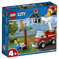 Конструктор Lego, City, Пожар на пикнике, 3-5 лет, 64 детали, 60212