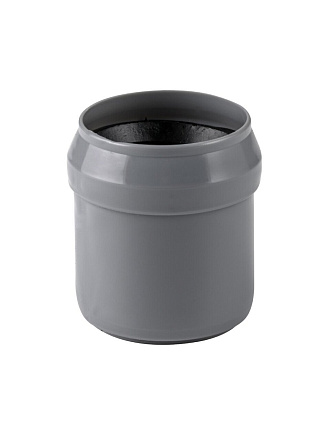 Редукция канализационная концентрическая, 50х32 мм, РосТурПласт, полипропилен, серая, 36633