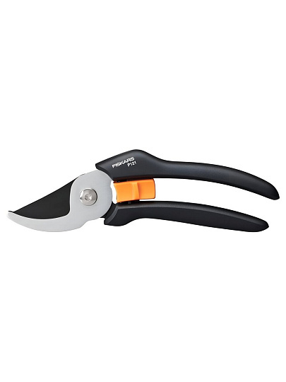 Секатор диаметр реза 18 мм, лезвие плоскостное, Fiskars, Solid P121, рукоятка пластик, 1057160