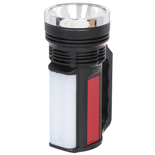 Фонарь ручной, встроенный аккумулятор, Старт, зарядка от сети 220 В, пластик, черный, СТАРТ LHE 505-B1