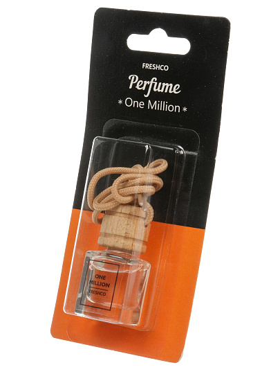 Ароматизатор в машину подвесной, бочонок, Freshco, Perfume One Million, AR1FP004