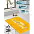 Коврик для ванной, 0.5х0.8 м, микрофибра, желтый, T2022-455, надписи - фото 4