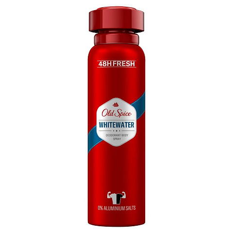 Дезодорант Old Spice, WhiteWater, для мужчин, спрей, 125 мл