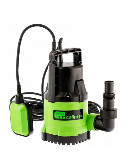 Насос дренажный, Сибртех, 500 Вт, глубина погружения 7 м, максимальный напор 8 м, 8 м³/ч, СДН500-5