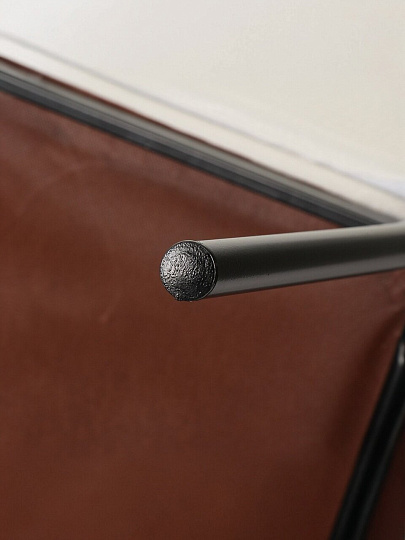 Стул 520х410х1070 мм, белый крок йо на черном матовом, сиденье квадратное, Модуль, Амарант