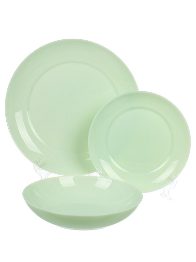 Сервиз столовый стекло, 18 предметов, на 6 персон, Luminarc, Apy Paradise Green, X1162